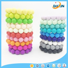 Candy Color Cute Eco Friendly Silicone Bead Bracelet